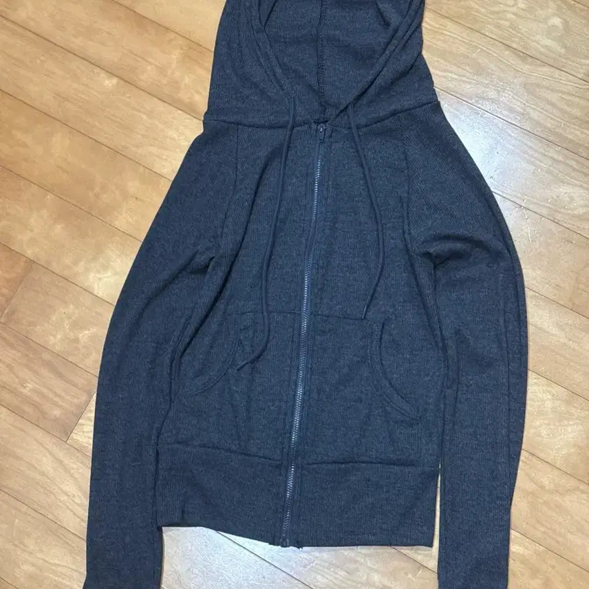 [BUNJANG] Ablie Slim Fit Hooded Zip-Up / 에이블리 슬림핏 후드집업