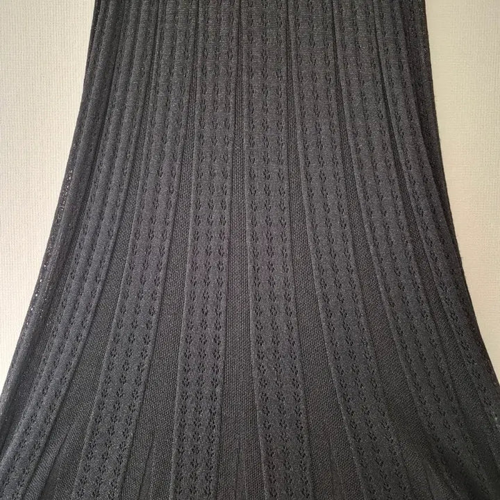 [BUNJANG] Escalier Black Long Knit Dress / [에스까리에] 블랙 롱 니트 원피스