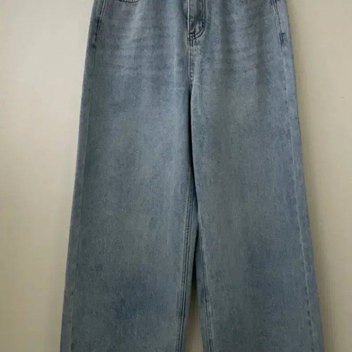 [BUNJANG] Wide Light Blue Denim Pants / 와이드연청 팬츠