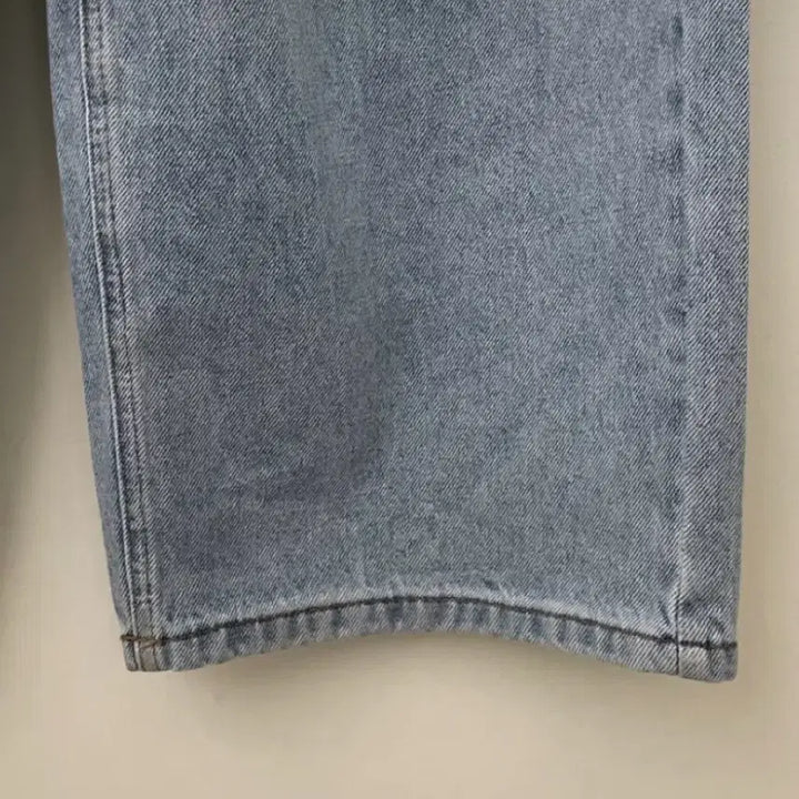 [BUNJANG] Wide Light Blue Denim Pants / 와이드연청 팬츠
