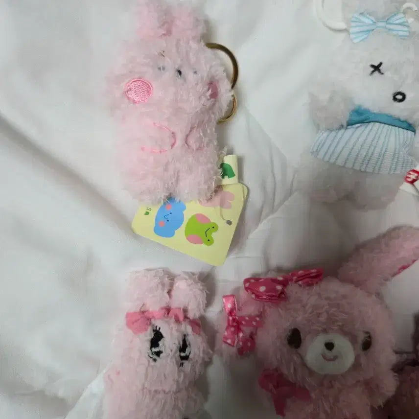[BUNJANG] Bunny Plush Keychain Bundle / 인형 토끼 키링 열쇠고리 일괄