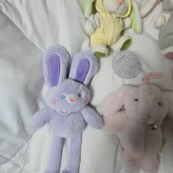 [BUNJANG] Rabbit Plush Keychain Bundle / 키링 인형 토끼 일괄 장난감
