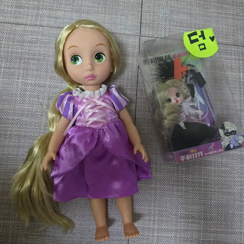 [BUNJANG] Disney Baby Doll Rapunzel with Mini Jointed Doll Bonus / 디즈니베이비돌 라푼젤 +덤