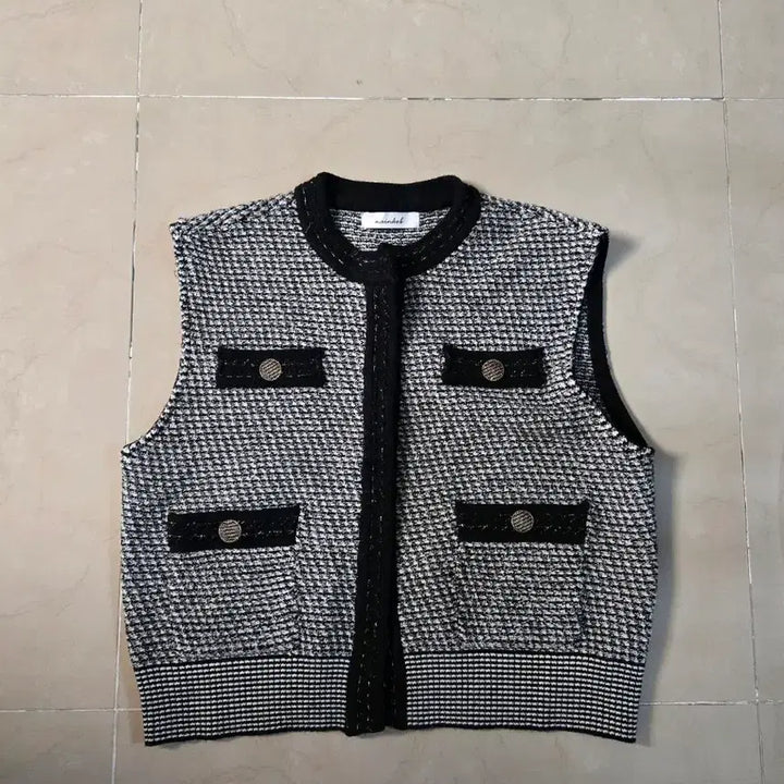 [BUNJANG] Tweed Vest / 고급보세 트위드 조끼