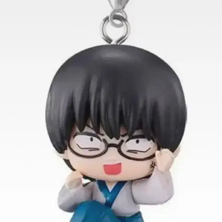 [BUNJANG] Gin Tama Shinpachi Figure Keychain / 신파치 대롱대롱 은혼 가챠 피규어