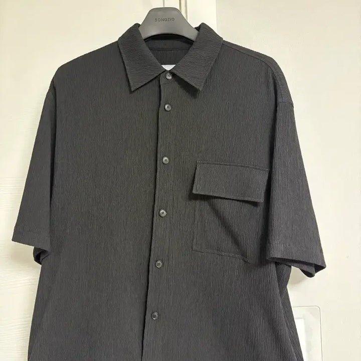 [SOLD OUT] [46] 22SS 솔리드옴므 시어서커 반팔 셔츠