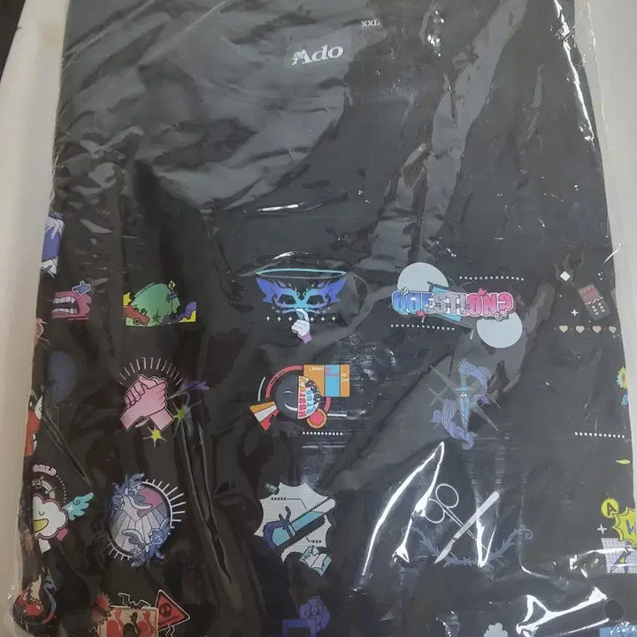 [BUNJANG] Ado All Over Printing T-shirt XXL / Ado 아도 올오버 프린팅 반팔 티셔츠 XXL