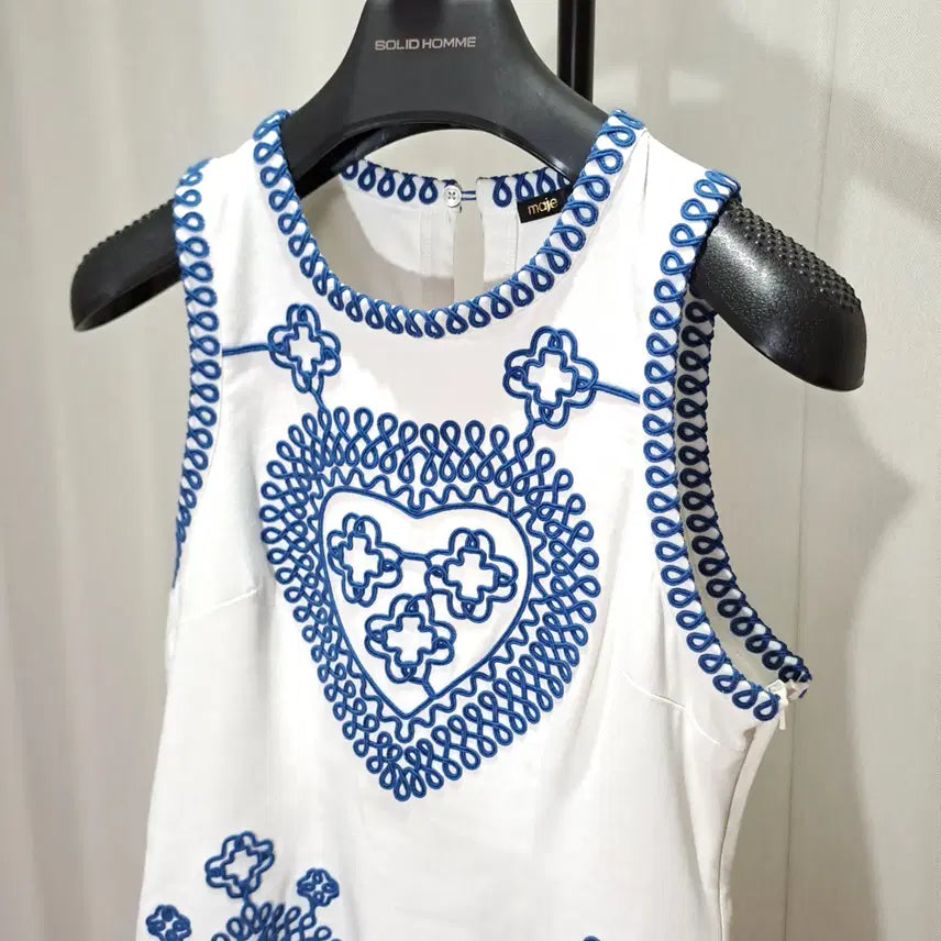 [BUNJANG] Maje Clover Heart Mini Dress Size 38 / (여성) 마쥬 클로버 하트 미니 원피스 38 B812