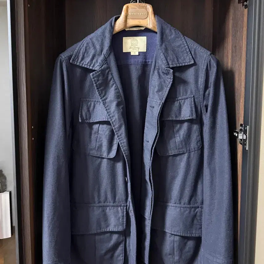 [BUNJANG] Bastong 109 Fatigue Jacket Navy M Size / 바스통 109 M사이즈 네이비
