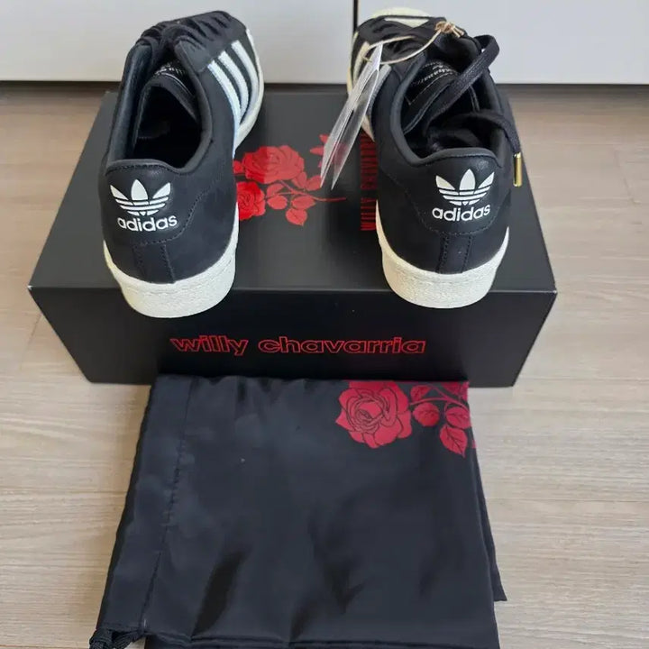 [BUNJANG] Adidas x Willy Chavarria Superstar Core Black Cream White / [260] 아디다스 x 윌리 차바리아 슈퍼스타 코어 블랙 크림 화이트