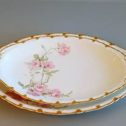[BUNJANG] 하빌랜드 발티모어 핑크로즈 오벌 트레이 / 하빌랜드 발티모어 핑크로즈 오벌 트레이