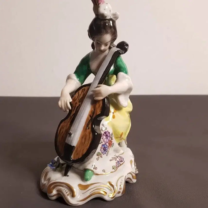 [BUNJANG] German Porcelain Figurines Pair (Rococo Revival) / 독일 피겨린 한쌍