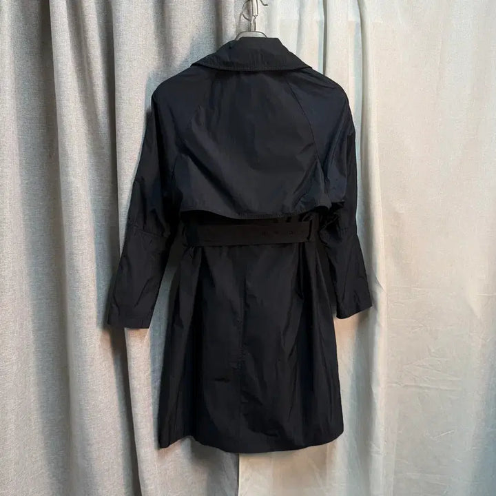 [BUNJANG] Maje Black Double Button Trench Coat Jacket / [55-66] maje 마쥬 블랙 더블 버튼 트렌치코트 자켓