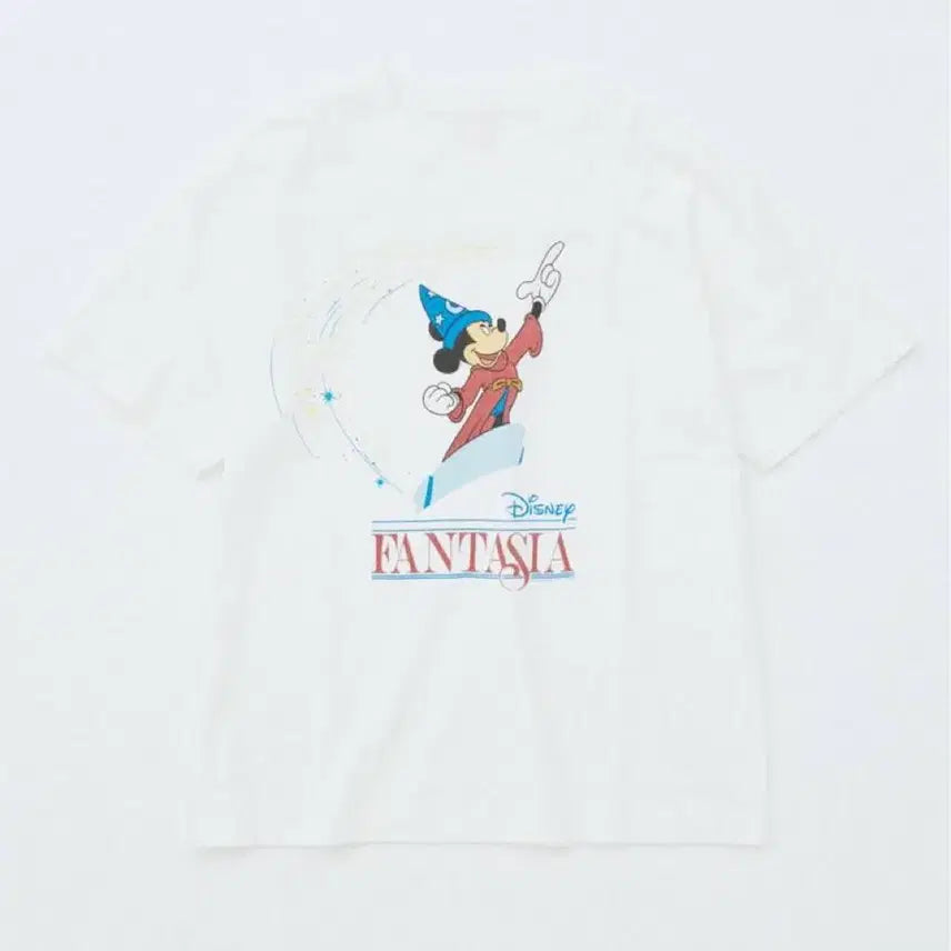 [BUNJANG] Journals Standard Disney Mickey Mouse Fantasia Glow-in-the-Dark T-Shirt / (L) 저널스탠다드 디즈니 미키마우스 판타시아 축광 티셔츠