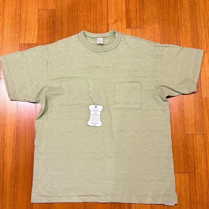 [SOLD OUT] (XL) 웨어하우스 4601 포켓티 페일 그린