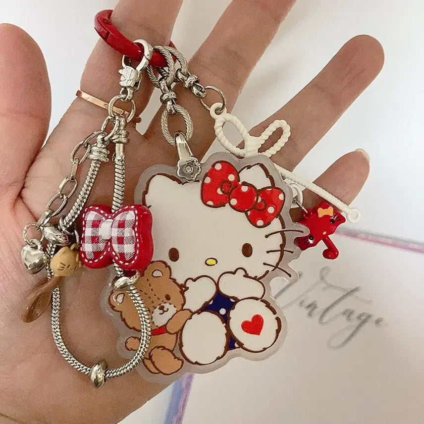 [SOLD OUT] 헬로키티 펜던트 체인 키링