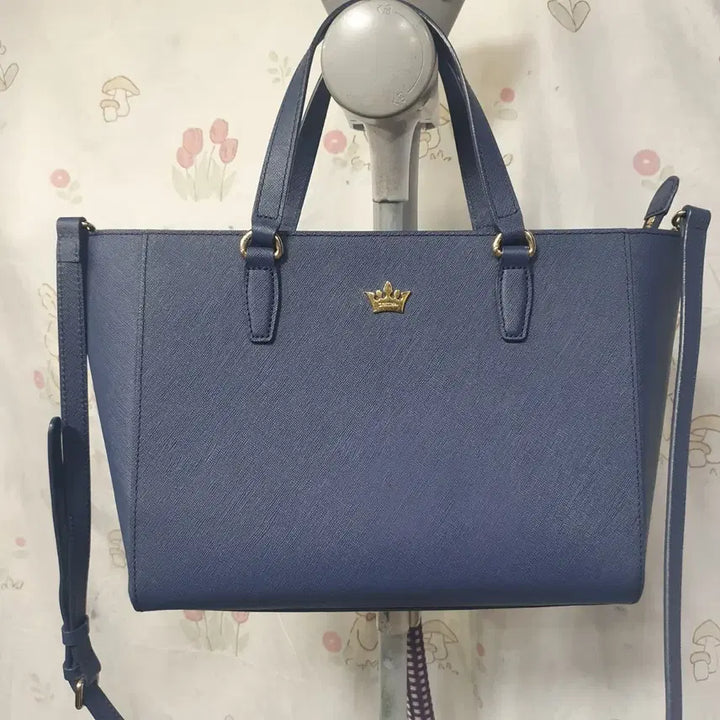 [BUNJANG] J.ESTINA Navy Leather Shoulder Bag / 제이에스티나   숄더백