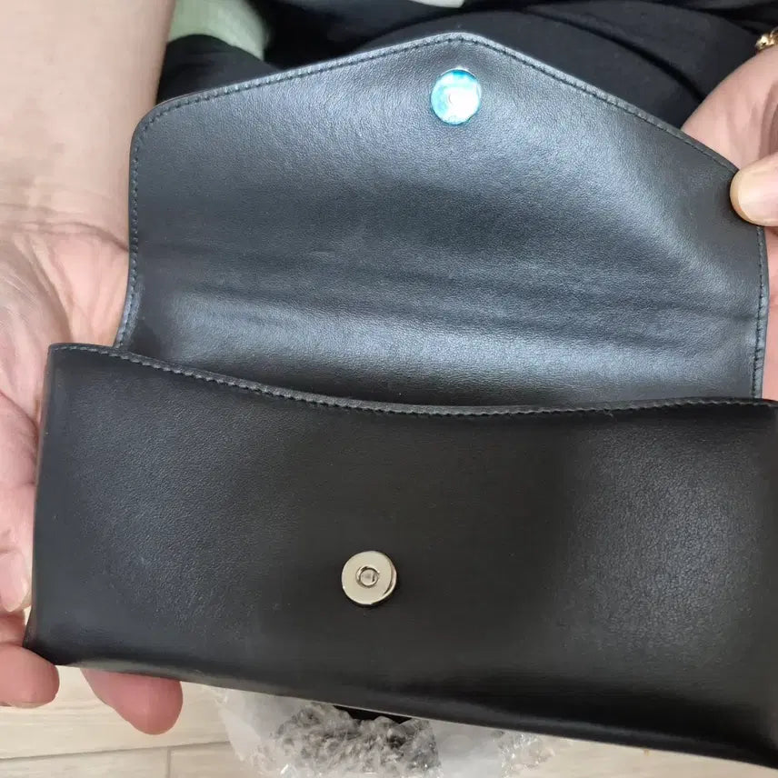 [BUNJANG] Prada Black Saffiano Leather Chain Wallet Mini Bag / 프라다 블랙 레더 미니 체인백