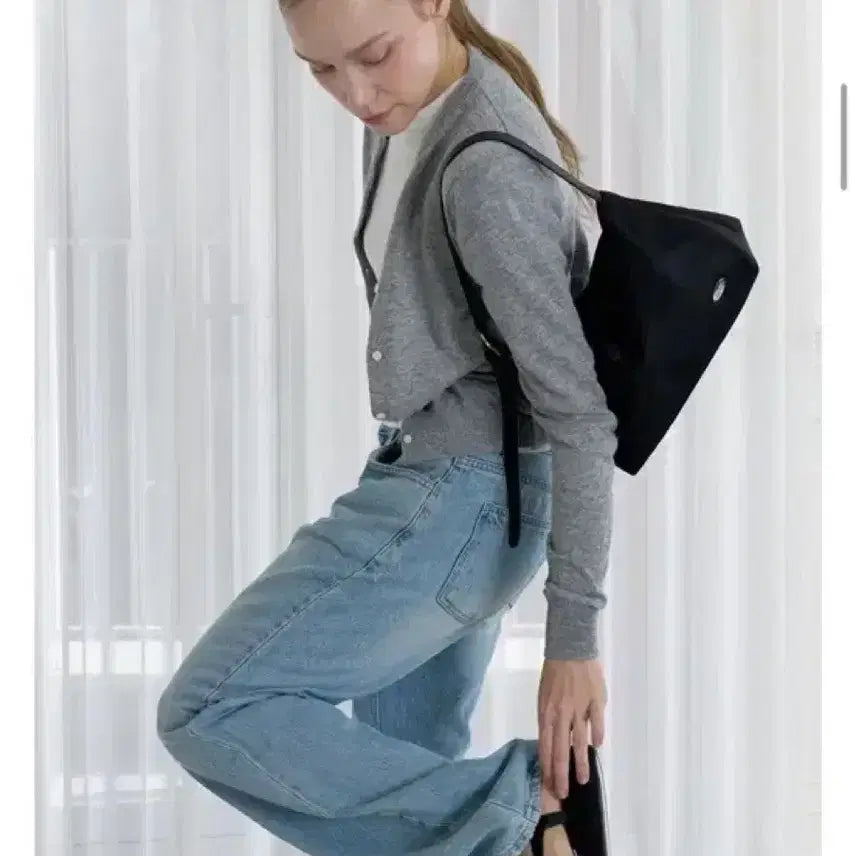 [BUNJANG] GOSE Handbag Evelyn Nylon Shoulder Bag / 고세핸드백 에블린 숄더백 (나일론)
