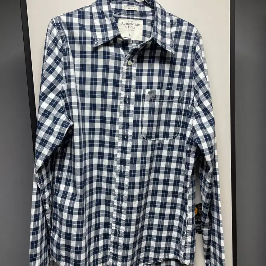 [BUNJANG] Abercrombie &amp; Fitch Plaid Shirt / 아베크롬비 체크셔츠 (L)