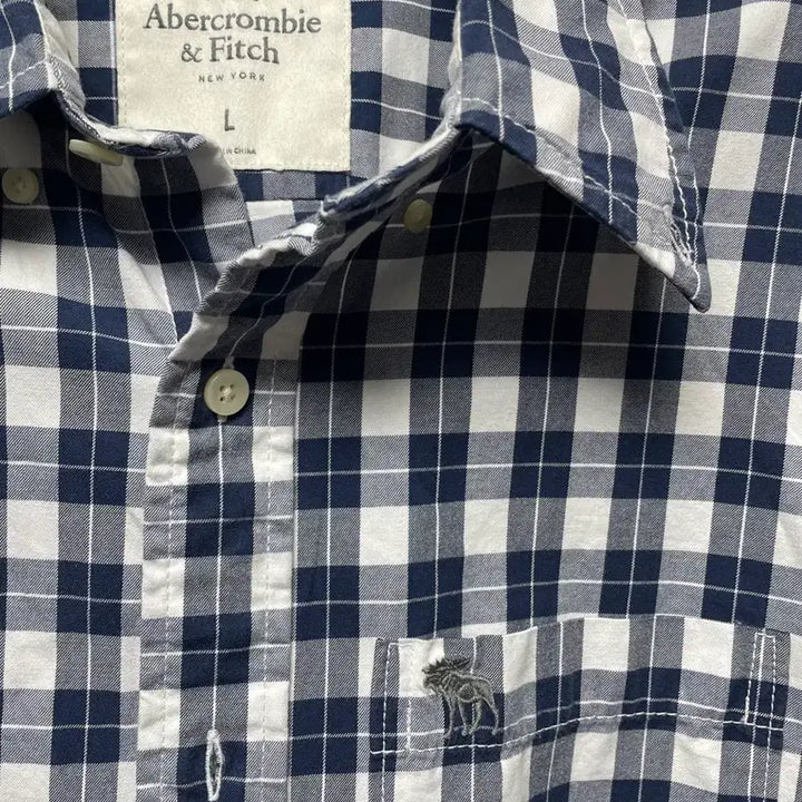 [BUNJANG] Abercrombie &amp; Fitch Plaid Shirt / 아베크롬비 체크셔츠 (L)