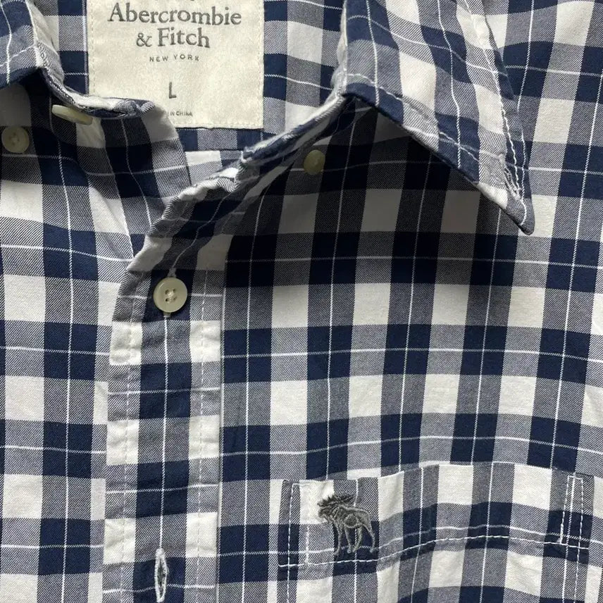 [BUNJANG] Abercrombie &amp; Fitch Plaid Shirt / 아베크롬비 체크셔츠 (L)