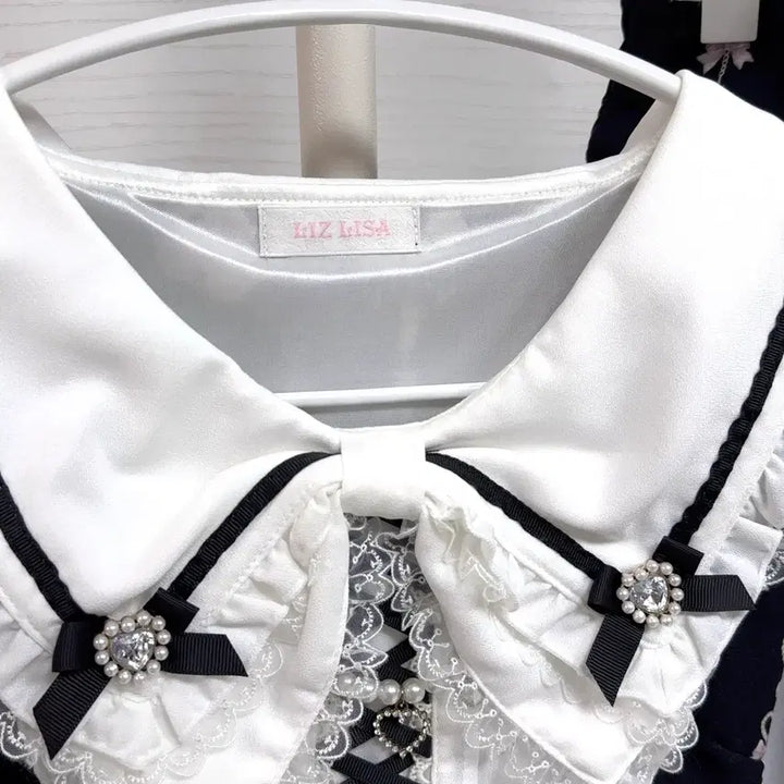 [BUNJANG] Lizlisa Romantic Cosmetic Setup Black Yansan Type Jiregy Japanese Style / 리즈리사 로맨틱 코스메틱 셋업 블랙 양산형 지뢰계 일브