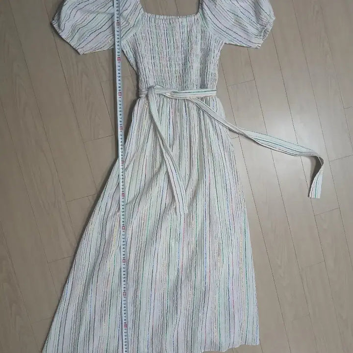 [BUNJANG] &amp; Other Stories Striped Puff Sleeve Maxi Dress / &amp; Other Stories 스트라이프 퍼프 롱원피스