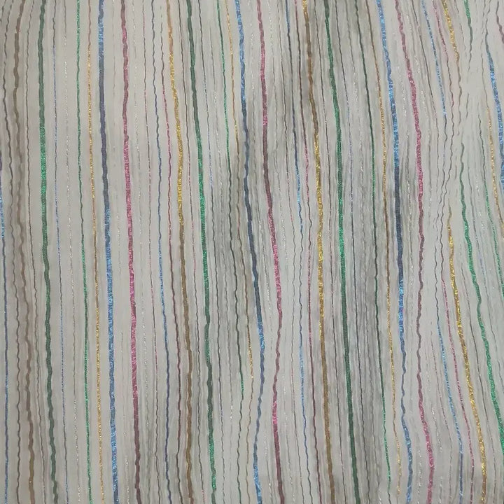 [BUNJANG] &amp; Other Stories Striped Puff Sleeve Maxi Dress / &amp; Other Stories 스트라이프 퍼프 롱원피스