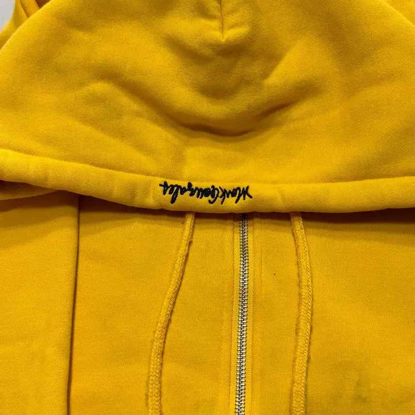 [BUNJANG] Mark Gonzales Yellow Hoodie / 급처 마크곤잘레스 후드집업 판매