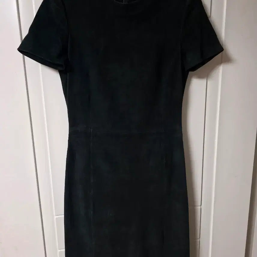 [BUNJANG] PRADA Suede Short-Sleeve Mini Dress / 정품) 프라다 스웨이드 반팔 원피스