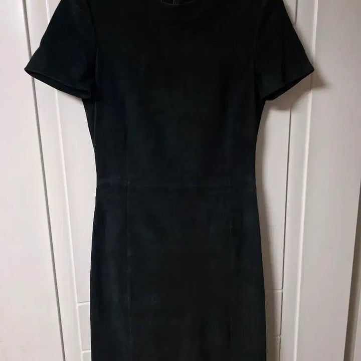 [BUNJANG] PRADA Suede Short-Sleeve Mini Dress / 정품) 프라다 스웨이드 반팔 원피스