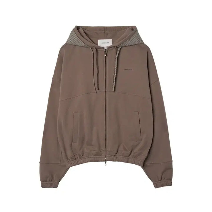 [BUNJANG] Node Labs Check Double Hood Zip-Up (M) / 노드랩스 체크 더블 후드집업 (M)