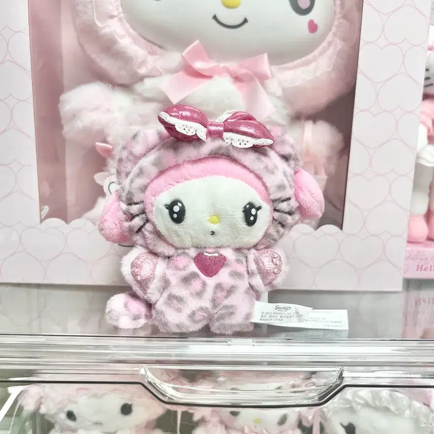 [BUNJANG] Sanrio My Melody Pink Leopard Doll Gya-ru Kuma / 산리오 마이멜로디 핑크 레오파드 인형 갸루쿠마