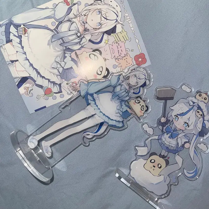 [BUNJANG] Stellive Aokumo Rin Maid Ver. Non-Official Goods Set / 스텔라이브 아오쿠모린 메이드ver 비공굿 세트