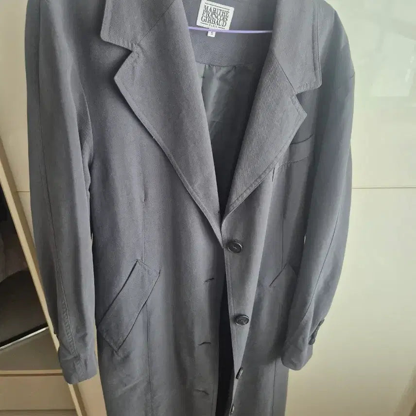 [BUNJANG] Marithe Francois Girbaud Long Cotton Jacket - Gray (S) / 마리떼프랑소와저버 롱 코튼 자켓 s 그레이