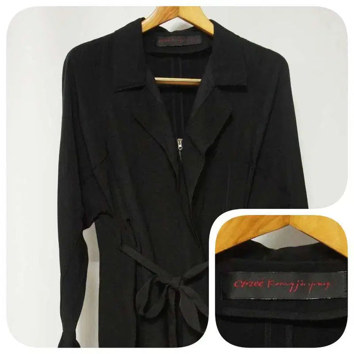 [BUNJANG] Objet Black Zip-Up Dress Women&