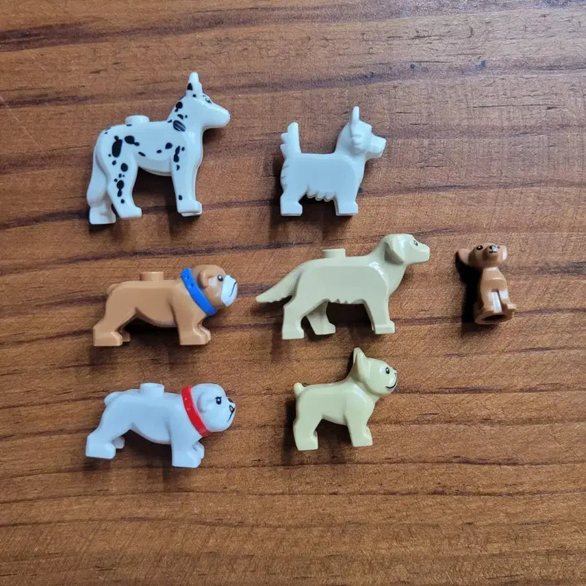 [BUNJANG] Lego Authentic Dog Figure Set / 레고 정품 멍멍이 피규어 7종