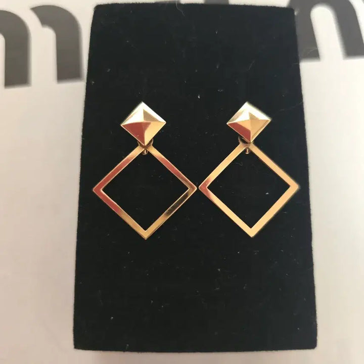 [SOLD OUT] 18k핑크골드 포인트 귀걸이