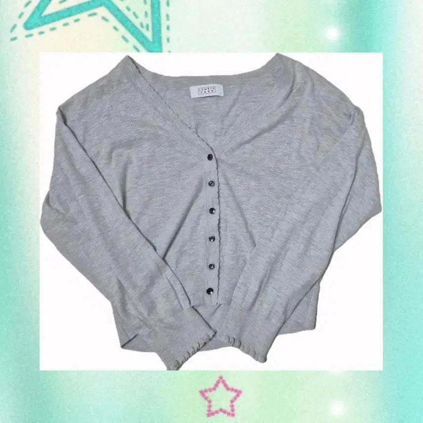 [BUNJANG] LOWRYS FARM Gray Vintage Cardigan / 일본빈티지 LOWRYS FARM 로리즈팜 그레이 가디건