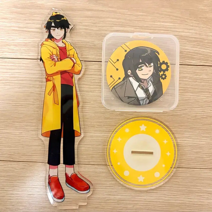 [SOLD OUT] 픽셀리 뜰팁 각별 아크릴 스탠드 + 미수반 캔뱃지 일괄