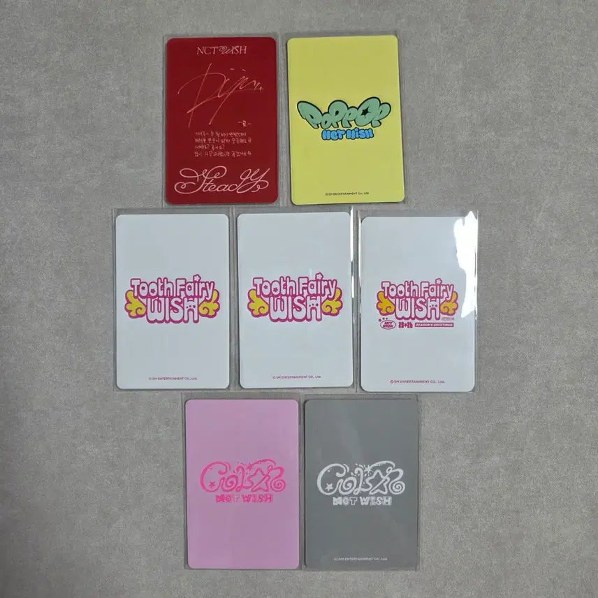 [BUNJANG] NCT WISH Ryo Photocard Steady Pop Pop Showcase Color First Press Sig POB Bundle Set / 엔시티위시 료 포카 스테디 팝팝 쇼케 컬러 초회한정 시그 특전
