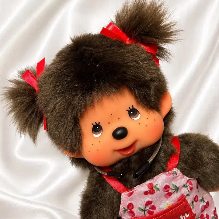 [BUNJANG] Monchhichi Doll Cherry Girl Apron / 앞치마 체리걸 몬치치 인형