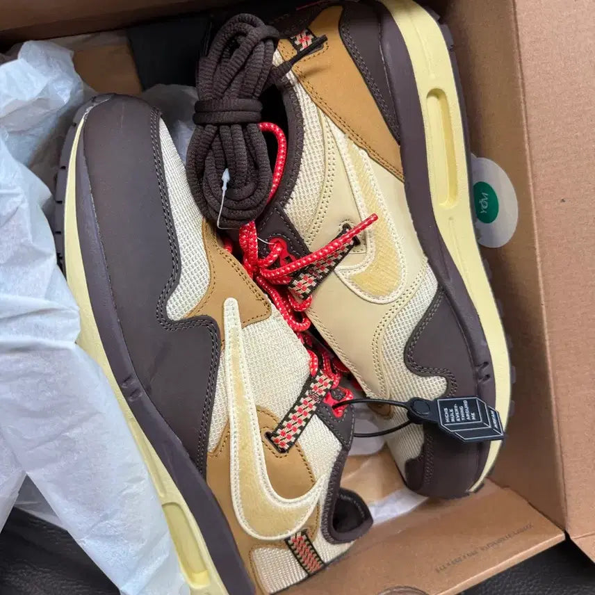 [BUNJANG] Nike x Travis Scott Air Max 1 Cactus Brown Shoes / 나이키 x 트래비스 스캇 에어맥스 1 캑터스 브라운 280