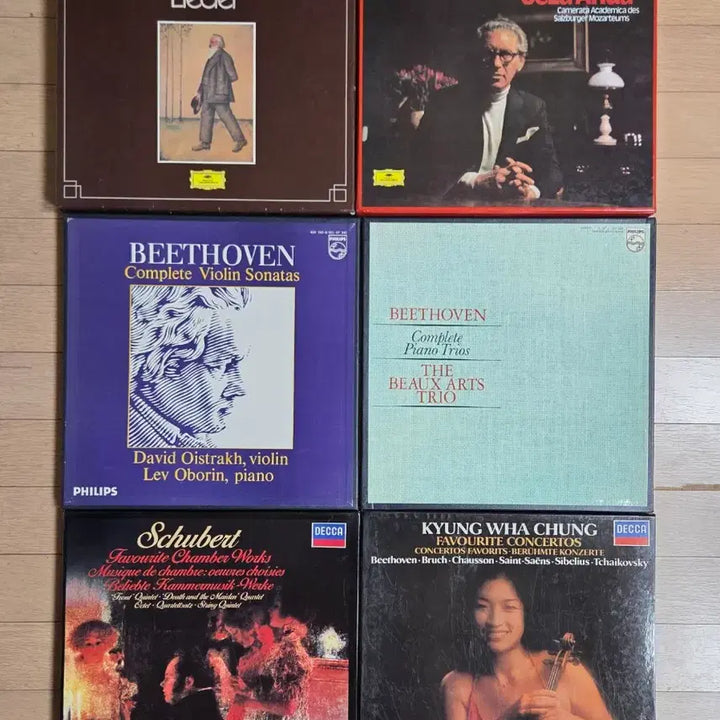 [BUNJANG] Classical Music LP Records Collection (Brahms, Mozart, Beethoven, Schubert, Kyung Wha Chung) / 클래식 LP 레코드 음반 모음 (브람스/모차르트 외)