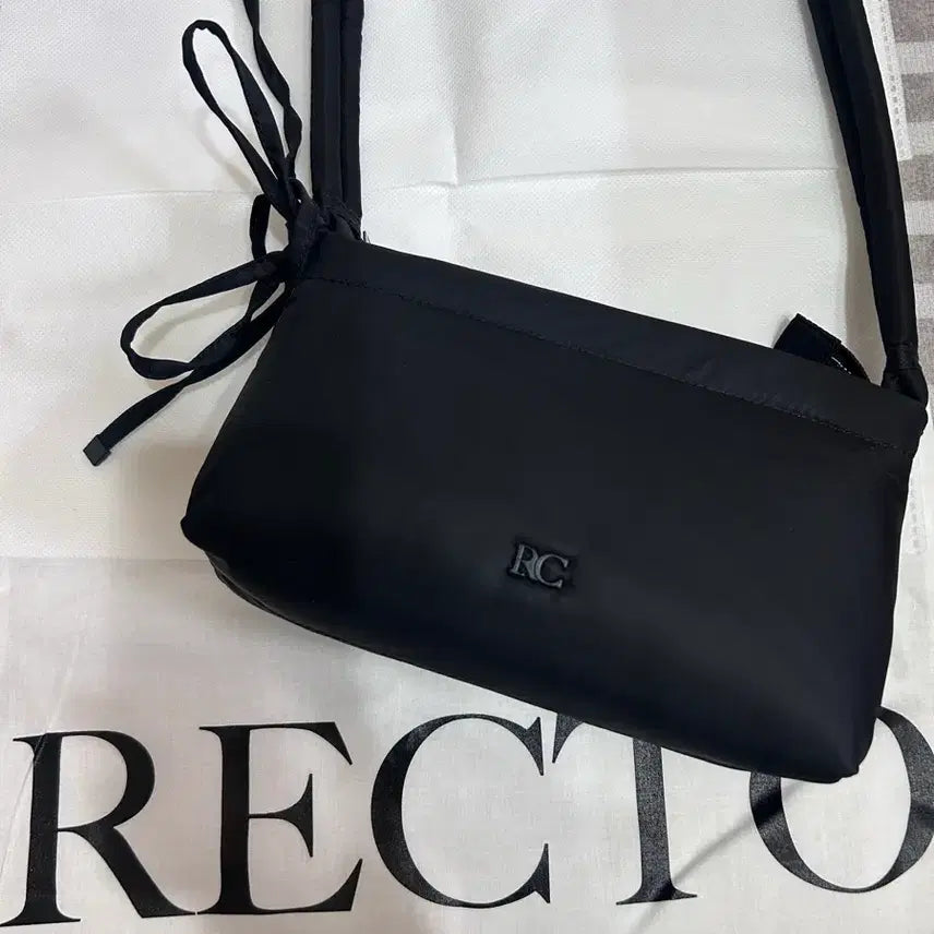 [BUNJANG] Recto Mellow Crossbag Black / 렉토 멜로우 크로스백 검정 (새상품)