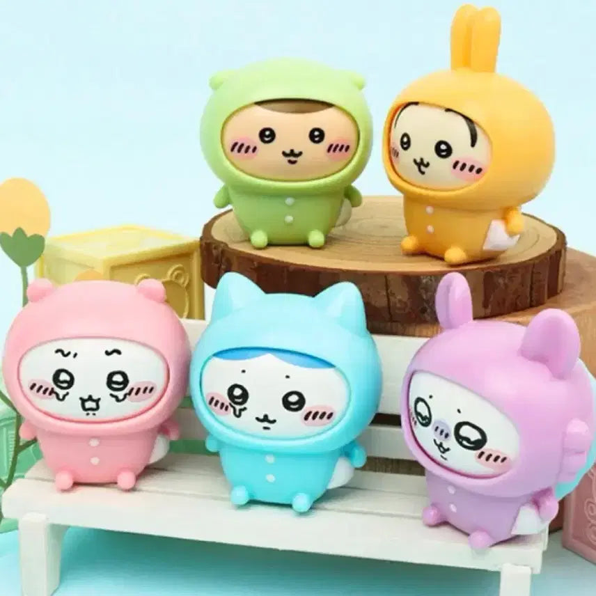 [SOLD OUT] 치이카와 먼작귀 파자마 페이스 체인지 피규어 하치와레
