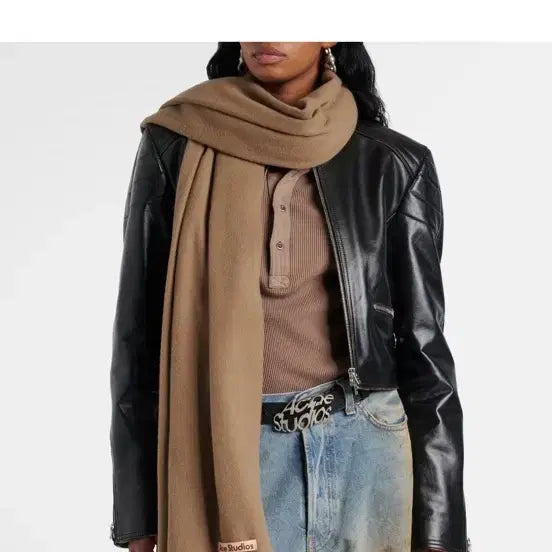 [BUNJANG] Acne Studios Narrow Scarf / 아크네 스튜디오 내로우 머플러(그레이,카멜브라운)