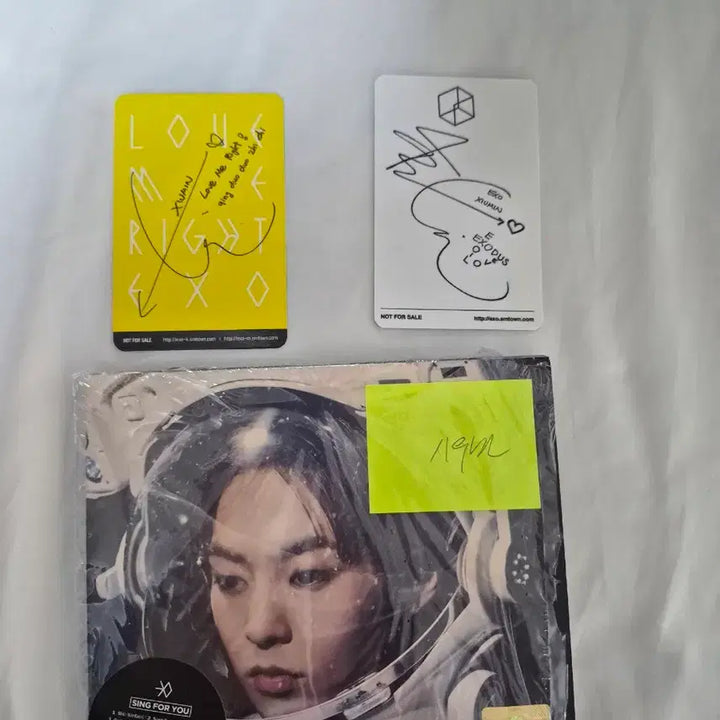 [BUNJANG] EXO Xiumin Sing For You Album + Photocard / EXO 시우민 포카 + Sing For You 앨범
