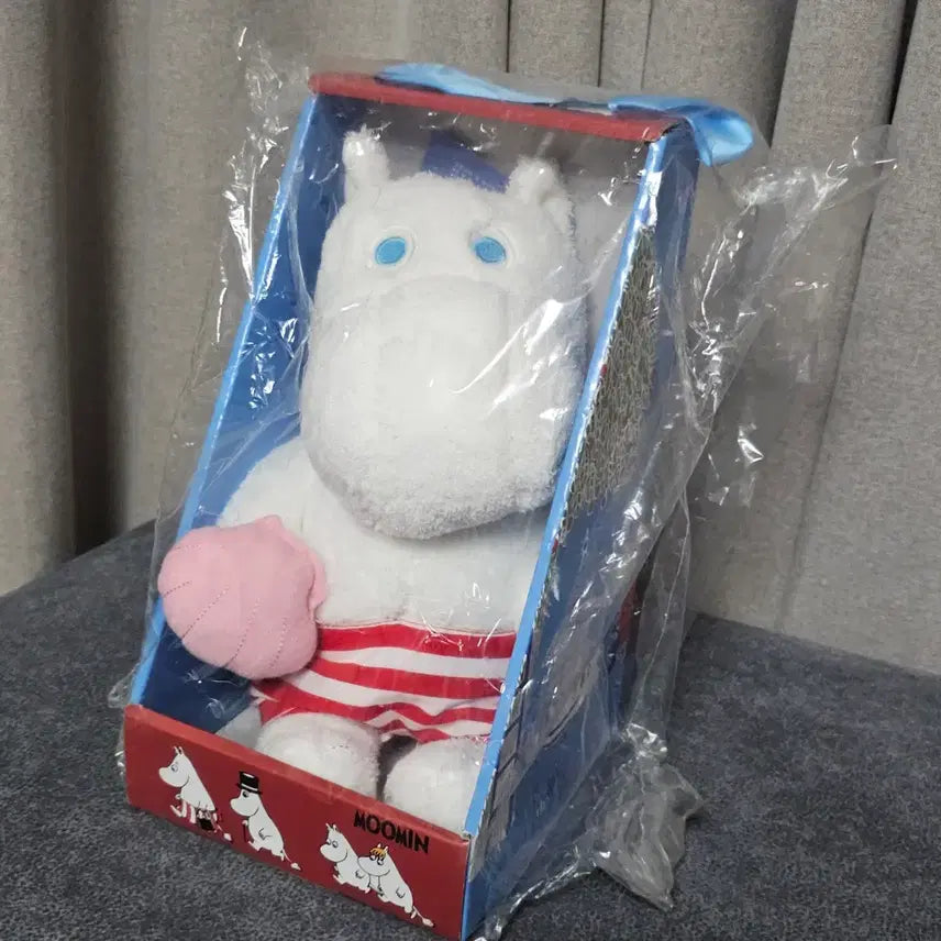[BUNJANG] Moomin Vintage Doll &amp; Pouch Set / 희귀) 고전 무민인형 가챠세트